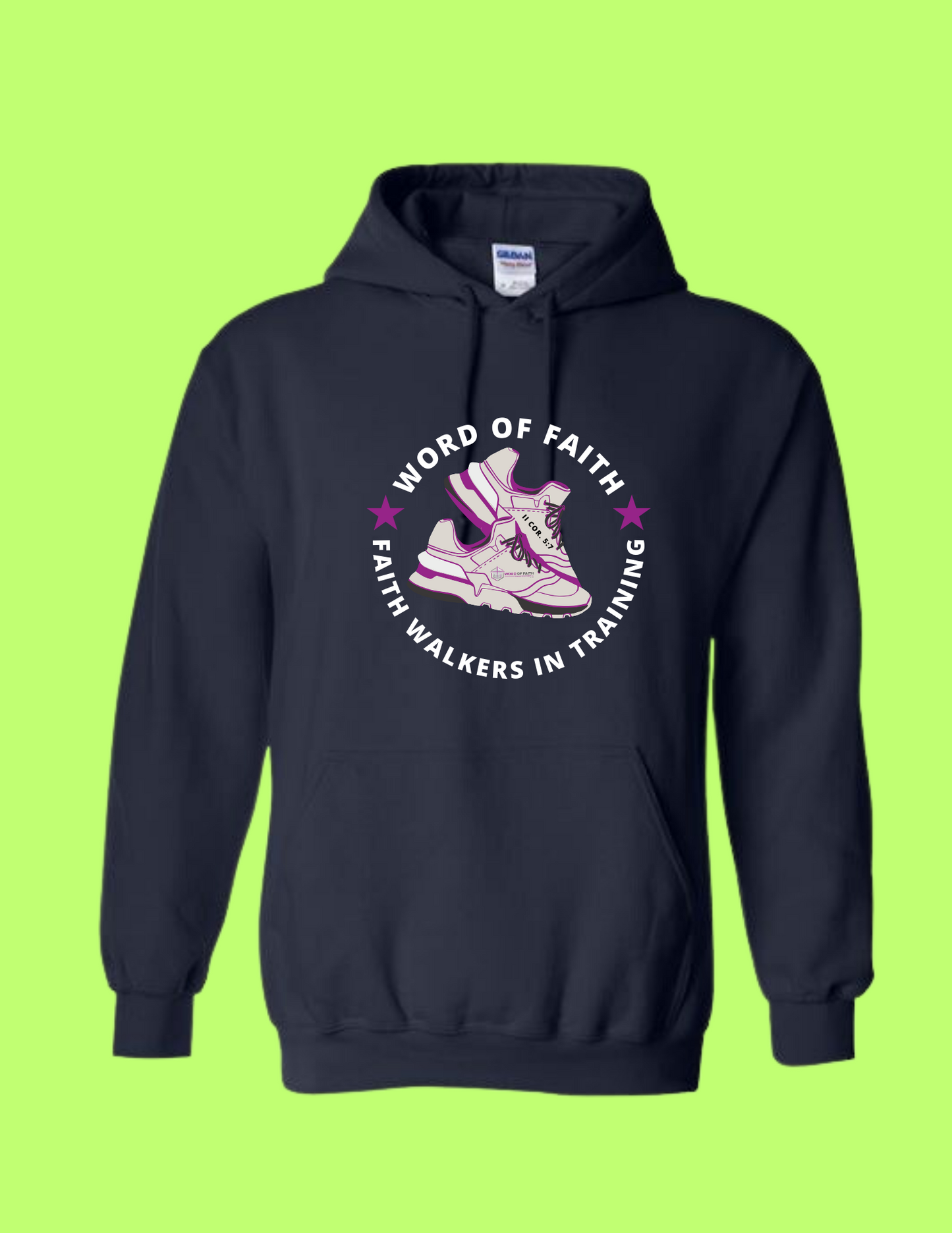 Word of Faith Black Hooded Sweatshirt