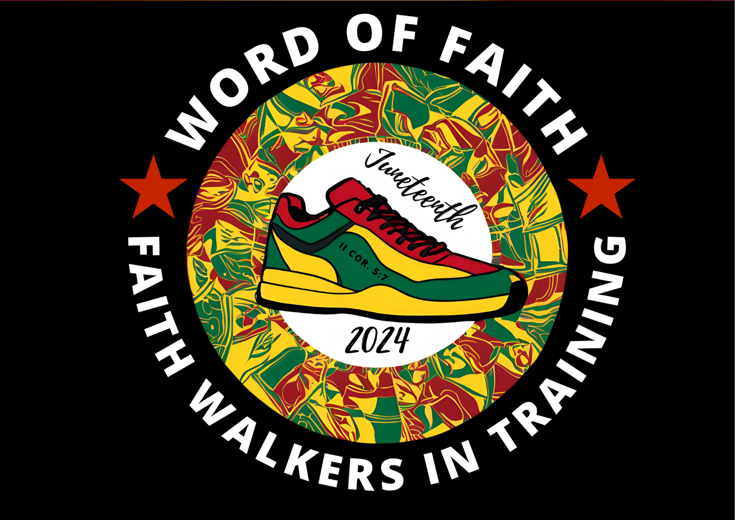 Word of Faith Juneteenth Black Unisex T-Shirt