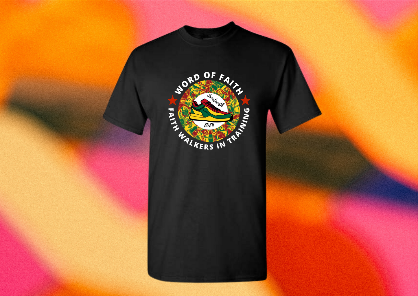 Word of Faith Juneteenth Black Unisex T-Shirt