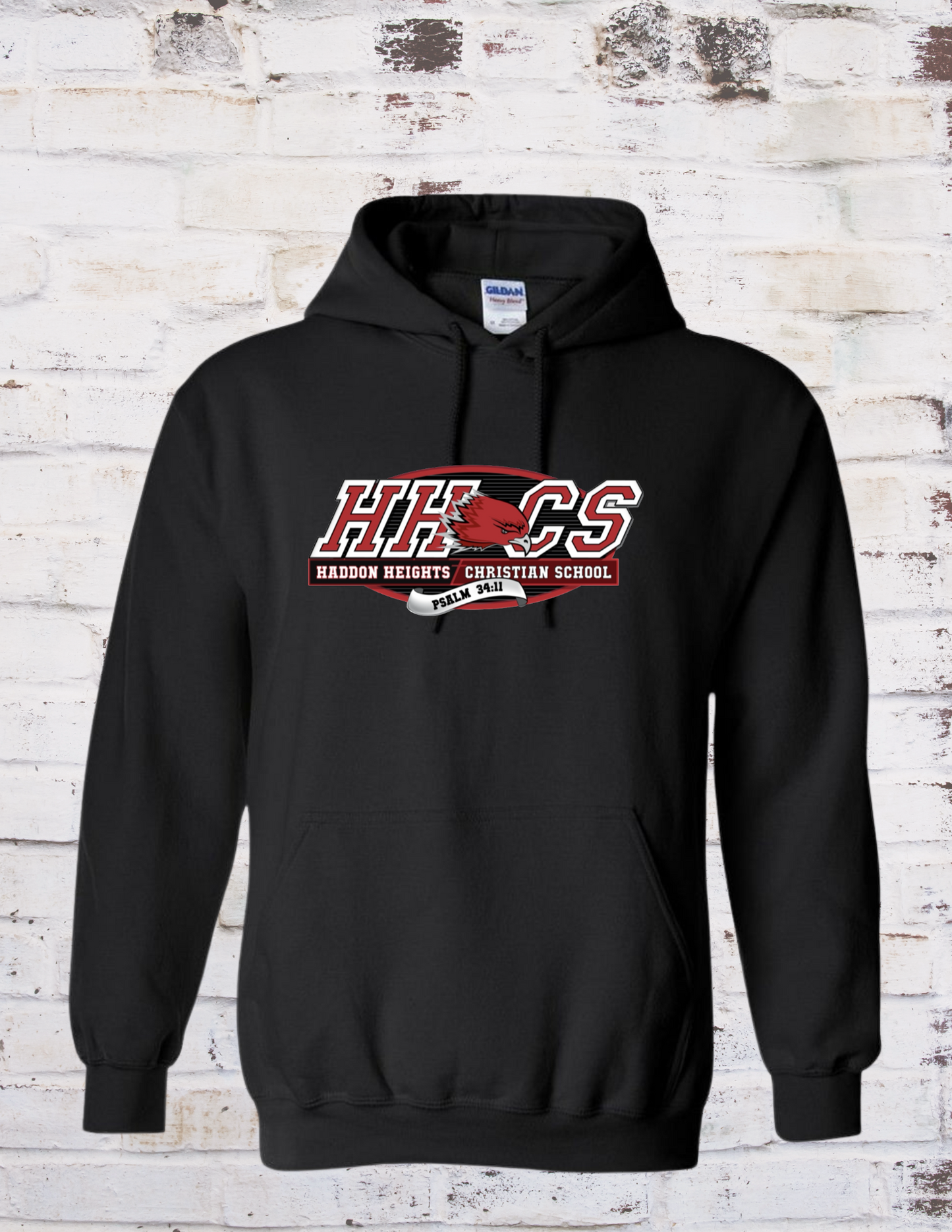 Black HHCS Hooded Pullover Sweatshirt