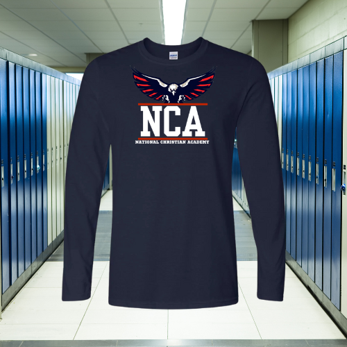 NCA SWAG Long Sleeve Blue T-shirt