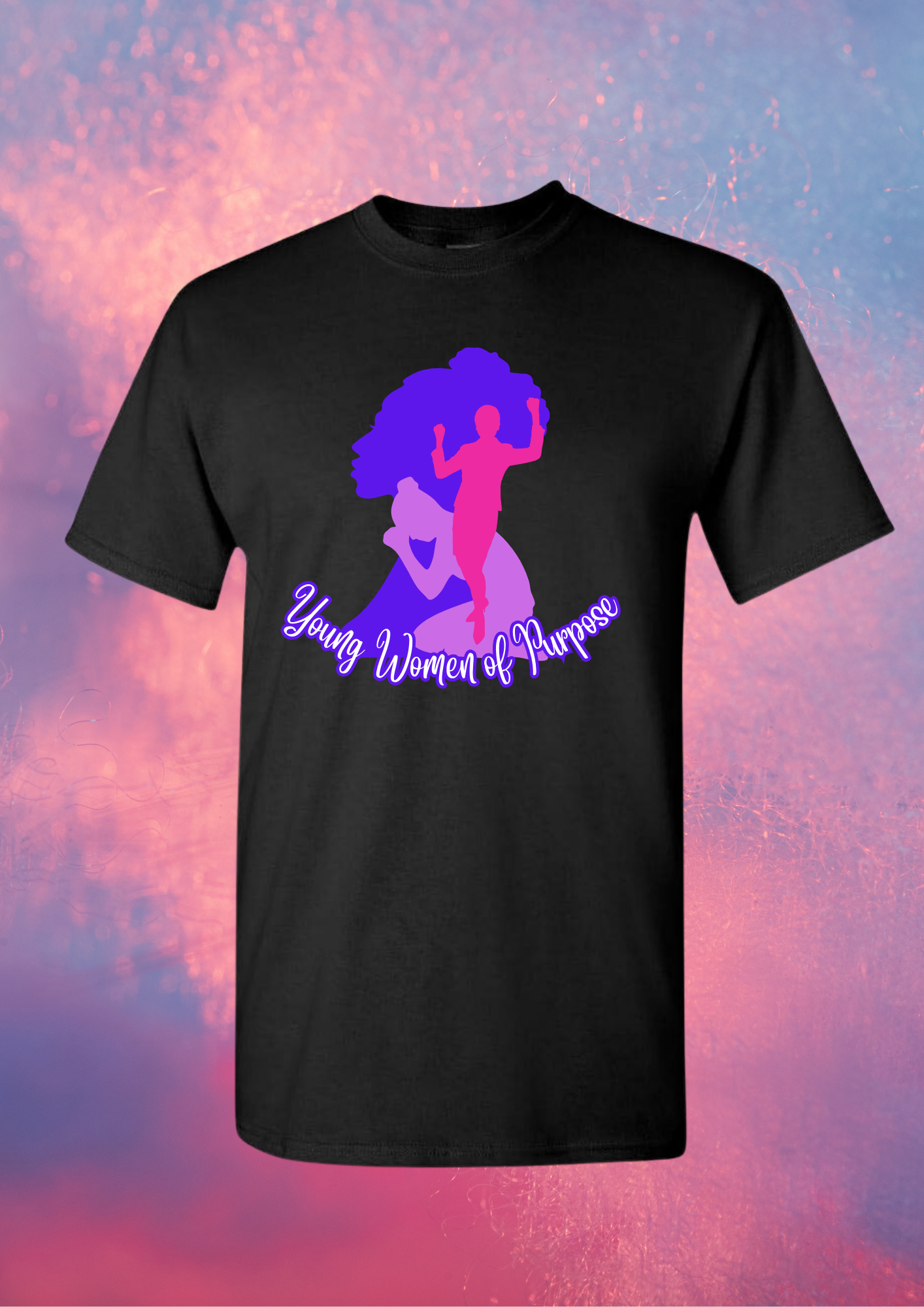 Young Women of Purpose Black T-Shirt (Copy)