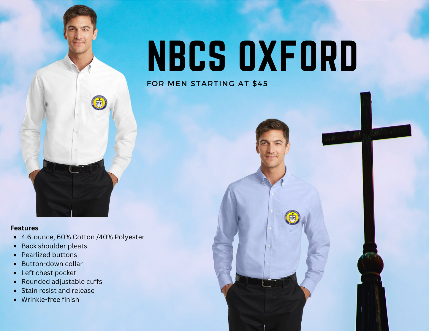 NBCS Men's Oxford Shirt