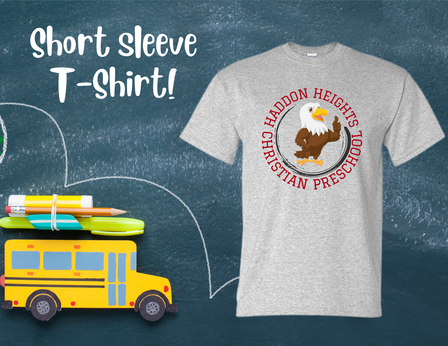 Haddon Heights Christian Preschool Grey T-shirt