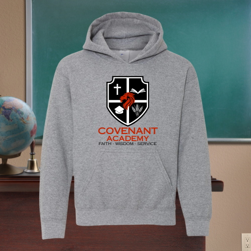 Covenant Academy SWAG Grey Hooded Sweatshirt
