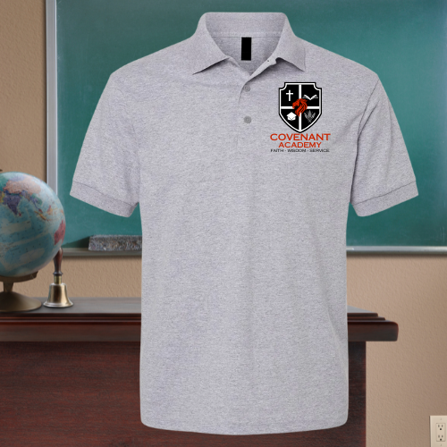 Covenant Academy Uniform Polo Short Sleeve Shirt