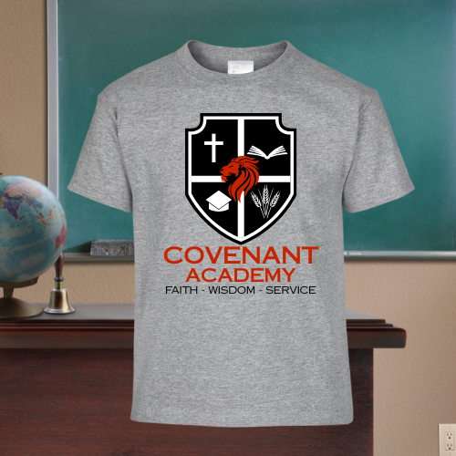 Covenant Academy SWAG Grey T-shirt