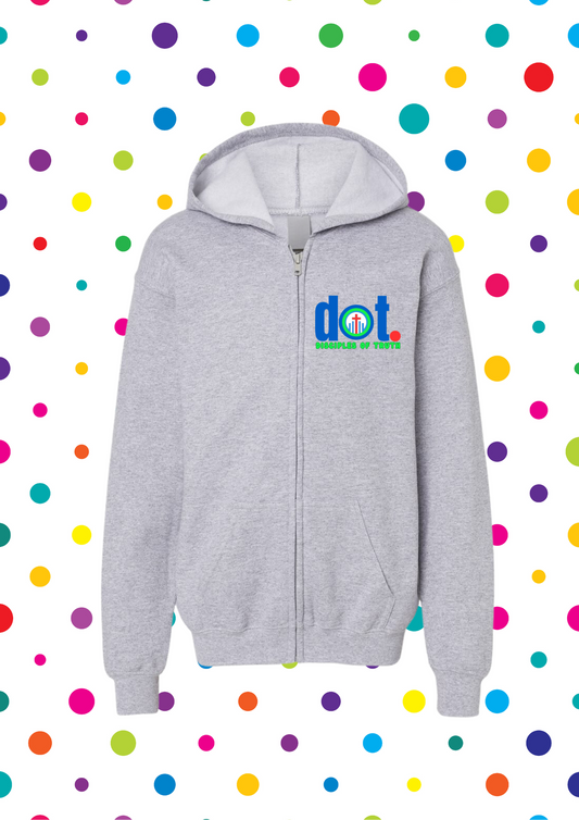 DOT (Disciples of Truth) Children's Ministry Zippered Hooded Sweatshirt