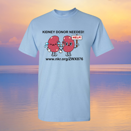 Light Blue J. Riley Kidney Donor T-Shirt