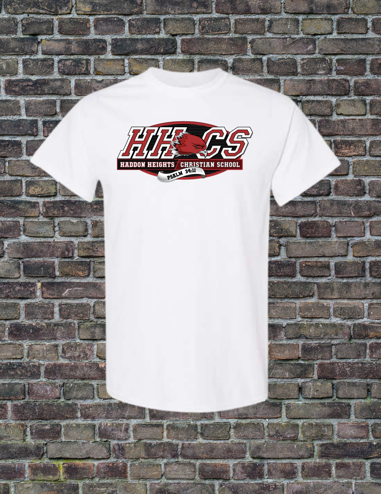 Haddon Heights Christian School White T-shirt