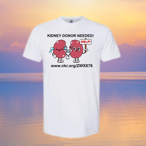 White J. Riley Kidney Donor T-Shirt