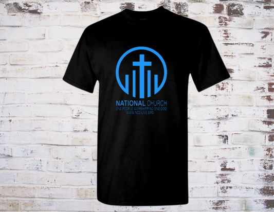 Black w/ Blue NCOG Logo T-Shirt