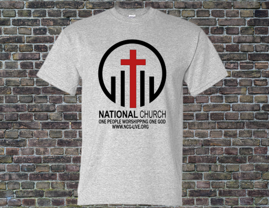 Gray w/ Black & Red NCOG Logo T-Shirt