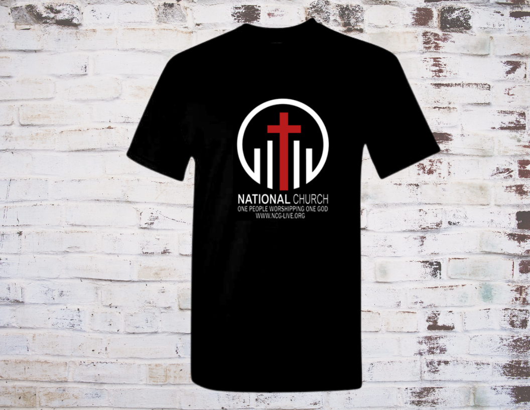 Black w/White & Red NCOG Logo T-Shirt